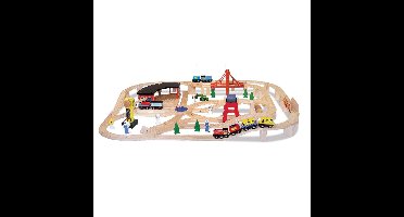 Melissa & Doug - Houten Treinbaan