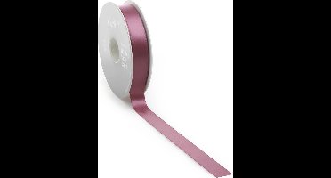 Plum Satijnlint| zeer luxe kwaliteit |10 mm / 25 mtr.