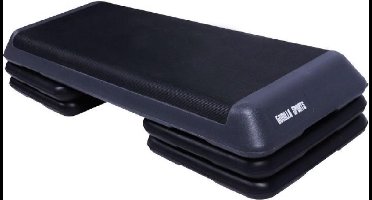 Gorilla Sports Stepper - Fitness Step Met Rubber Mat - Anti Slip