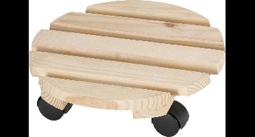 Plantentrolley Economy - ø 30 cm - Naturel