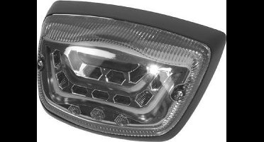 Achterlicht Led Smoke (Mat Zwarte Rand) Vespa Lx 50 / Vespa S / Vespa Lxv / Vespa Touring Originele Kwaliteit