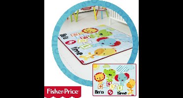 Fisher Price speelkleed tapijt voor de kinderkamer - 117 x 157 cm groot - Gemaakt van super zacht materiaal