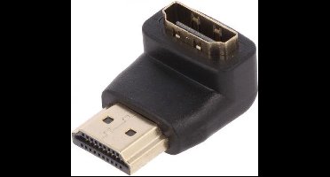 HDMI verloopstekker - haaks naar beneden