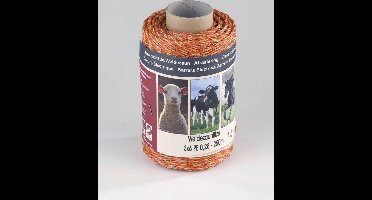 Kunststof schrikdraad geel/oranje 500m