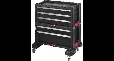 Keter Module Ladekast 5 lades - 59,85x37,76x59,85cm - Zwart