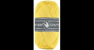 Durable Cosy Fine - acryl en katoen garen - bright yellow, geel 2180 - 5 bollen