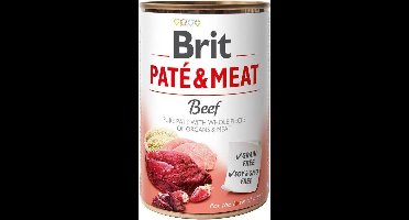 BRIT Pate & Meat Rund 400gr 3stuks