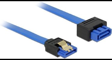 SATA data verlengkabel - plat - SATA600 - 6 Gbit/s / blauw - 0,20 meter