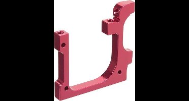 Team Corally - Alum. Rear Bulkhead Motor FSX-10 - SSX-10 - Left - 7075 T6 - 1 pc