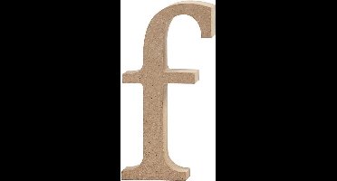Creative Letter F Mdf 13 Cm