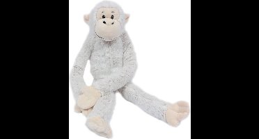 PIA Soft Toys - Pluche Knuffeldier Aap crème - 69 cm