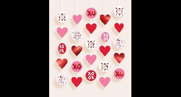 Amscan Slingers Valentijnsdag 150 Cm 5 Stuks