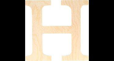 Artemio houten letter H 19 cm