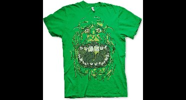Ghostbusters Slimer T-shirt groen L - Katoen - Fan merch, Film, TV-series