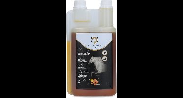 Excellent Equi Combi Olie Voermiddel – 1 Liter - Zalmolie en Levertraan – Bevat Omega 3-vetzuren en Vitamine A en D – Ondersteunt gezondheid – Geschikt voor Paarden en Pony’s