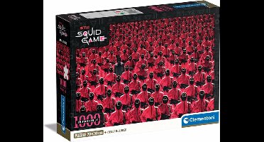 Clementoni - Puzzel - 1000 Stukjes - Squid Game Thema - Puzzel Voor Volwassenen