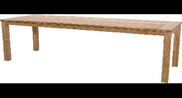 Tuintafel recycled teak 300x100 cm - naturel