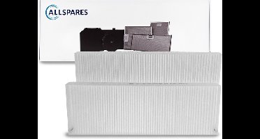 AllSpares WTW-Filter (set van 2) Filterklasse ISO Coarse 65% geschikt voor Buva EcoStream (495x175x25mm)