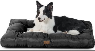 Topmast Hondenkussen Noble Waterproof - Luxe Matras - Zwart - 76 x 50 x 12 cm