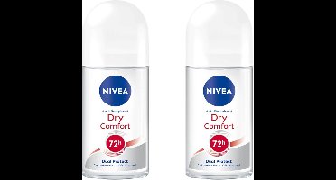Nivea - Deodorant - Roller - Dry Comfort - 50ml x 2