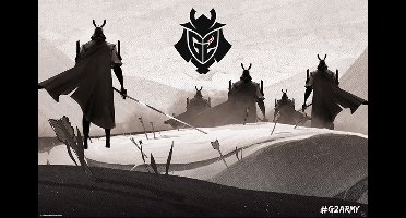 Poster G2 Esports - Samurai 91,5x61cm