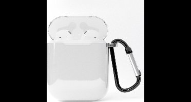 Shieldcase Case - beschermhoes geschikt voor Airpods silicone case - case geschikt voor Airpods hoesje - optimale bescherming - transparant / doorzichtig