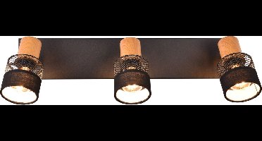TRIO NANDINI - Spot - Zwart mat - excl. 3x E14 10W