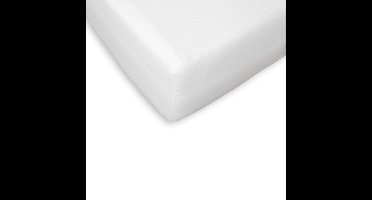 Briljant Baby Molton Hoeslaken - 70x140 - Junior - Wit - 100% Katoen