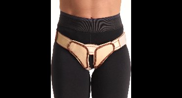 Orliman Dubbelzijdige Liesbreukband - S - Universeel - Beige