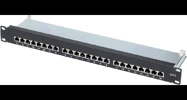 Renkforce 24 poorten Netwerkpatchpaneel 483 mm (19) CAT 6 1 HE Ingericht