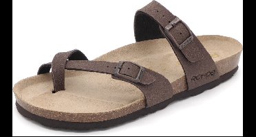 Rohde Dames Slipper - 5594-72 Bruin - Maat 38