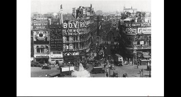 Kunstdruk Time Life - Piccadilly Circus London 1942 60x80cm