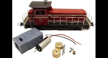 micromotor HR027F motor ombouwset voor Roco DB BR 384, DB E71, ÖBB Rh 1670, u.a.