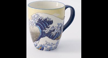 Tokyo Design Kawaii - mok - Hokusai - 380ml - Big wave - porselein