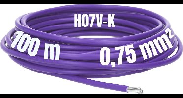 LAPP 4160207 Draad Multi-Standard SC 2.1 1 x 0.75 mm² Violet 100 m