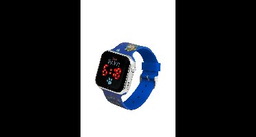 Accutime - LED Watch Paw Patrol - Kinderhorloge Met LED Display Voor Datum en Tijd - Blauw