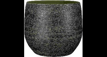 Mica Decorations Bloempot Enrique - 35x35x30 cm - Terracotta - Groen