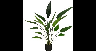 Mica Decorations Kunstboom Heliconia - 80x80x115 cm - Polyester - Groen