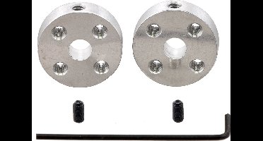 universele aluminium montagehub voor 5 mm as, M3 gaten (2-pack) Pololu 1998