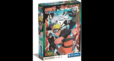 Clementoni - Puzzel - 1000 Stukjes - Naruto - Puzzel Voor Volwassenen - Special Series License