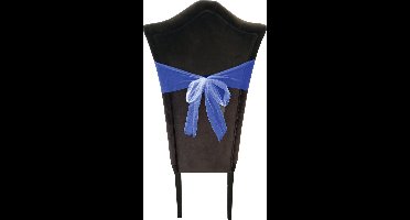 Tule stof op rol - donkerblauw - 30cm x 9meter - Organza/mesh decoratie stoffen