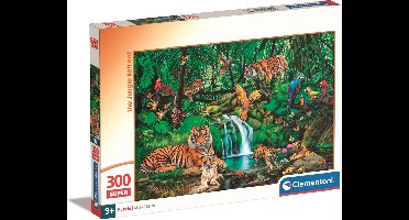 Clementoni - Puzzel - 300 Stukjes - Jungle Retreat - Puzzel Voor Kinderen - Vanaf 9 Jaar