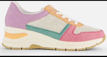 Rieker Libelle Sneakers roze Textiel - Dames - Maat 39