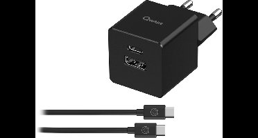 Qware Gaming - Switch Laadkabel - USB-C - Switch controller - Fast Charging - Controller Kabel - Oplaadblok - Adapter - 20 Watt - PowerDelivery - USB-A - Geschikt voor Switch