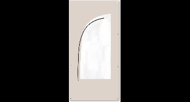 GreatGardenPosters - Tuinposter - Vorm - Abstract - Pastel - Design - Tuindoek voor buiten - Tuinschilderij - Schuttingposter - 80x160 cm