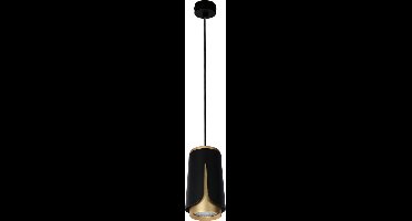 Langwerpige hanglamp | Tulip | Zwart/ Goud | GU10 fitting