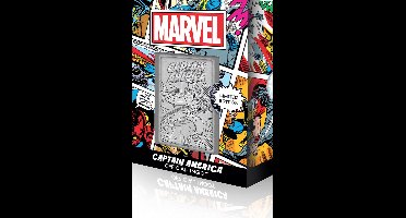 FaNaTtik Captain America Verzamelobject Marvel Ingot Limited Edition Zilverkleurig