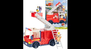 BLUEY - Bluey's Brandweerwagen Speelset - incl. Bluey en Bingo speelfiguren