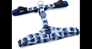 Morso - Hondentuig H-Tuig Gerecycled Splash Blauw