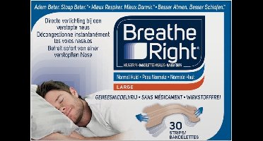 2x Breathe Right Neusstrips Normale Huid 30 stuks
